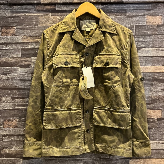 RRL DUCK HUNTER CAMO SAFARI SHIRT JACKET