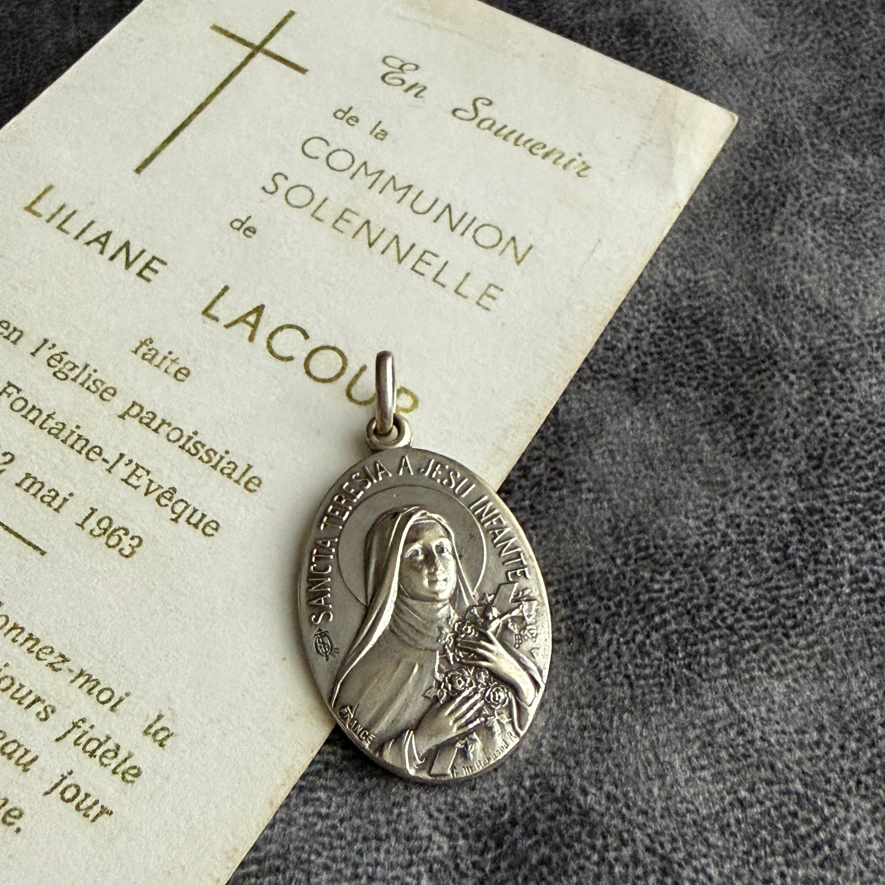 シルバー系 | Antique medaille Mary