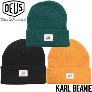 カフビーニー ニットキャップ Deus Ex Machina デウス エクス マキナ KARL BEANIE DMW2071230BLK