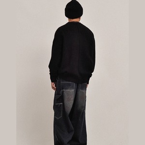 ノーカラー ニットカーディガン K5408