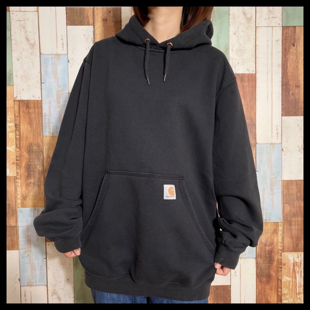 Carhartt カーハート メキシコ製 ロゴタグL 肉厚フルジップパーカー ...