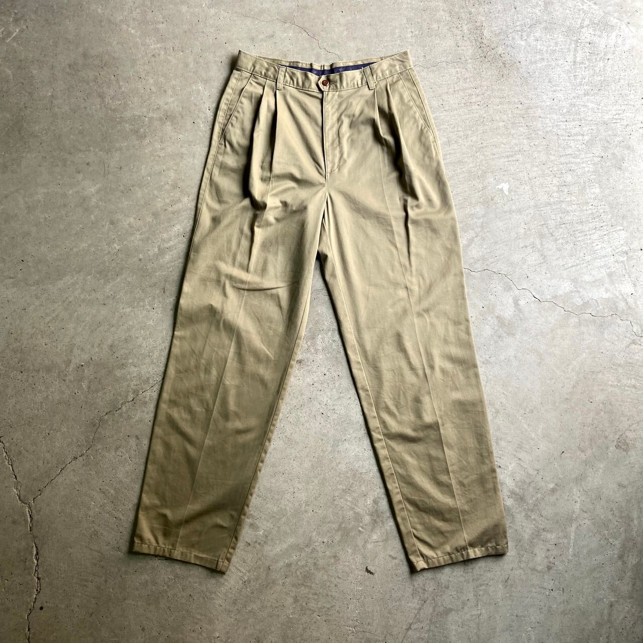 00s USA製　DOCKERSドッカーズ2タックチノパンツW 33股下81