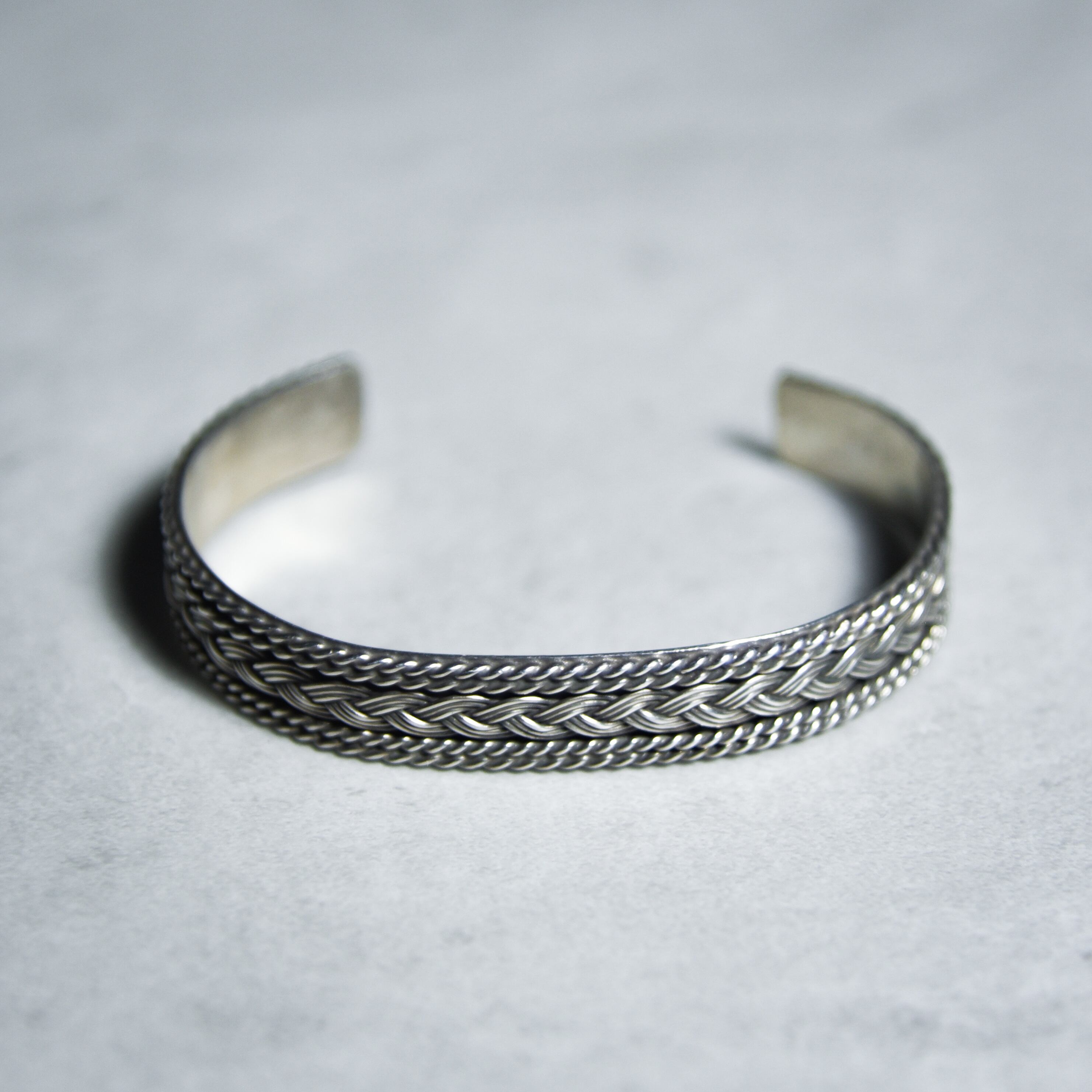 Mexican Jewelry Twist Silver Bangle メキシカンジュエリー ツイスト