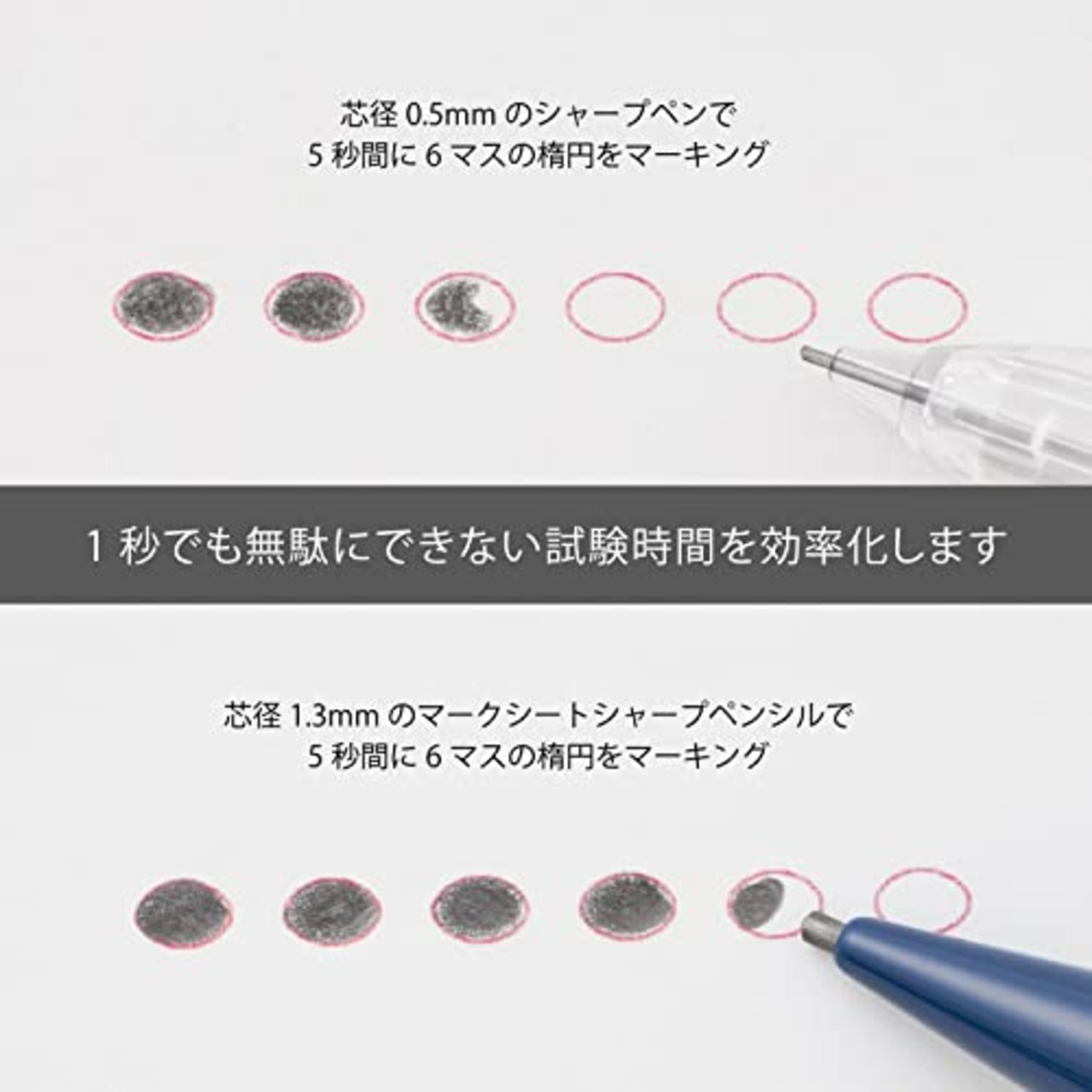 ぺんてる シャープペン マークシートセット ネイビー XAM113ST-C
