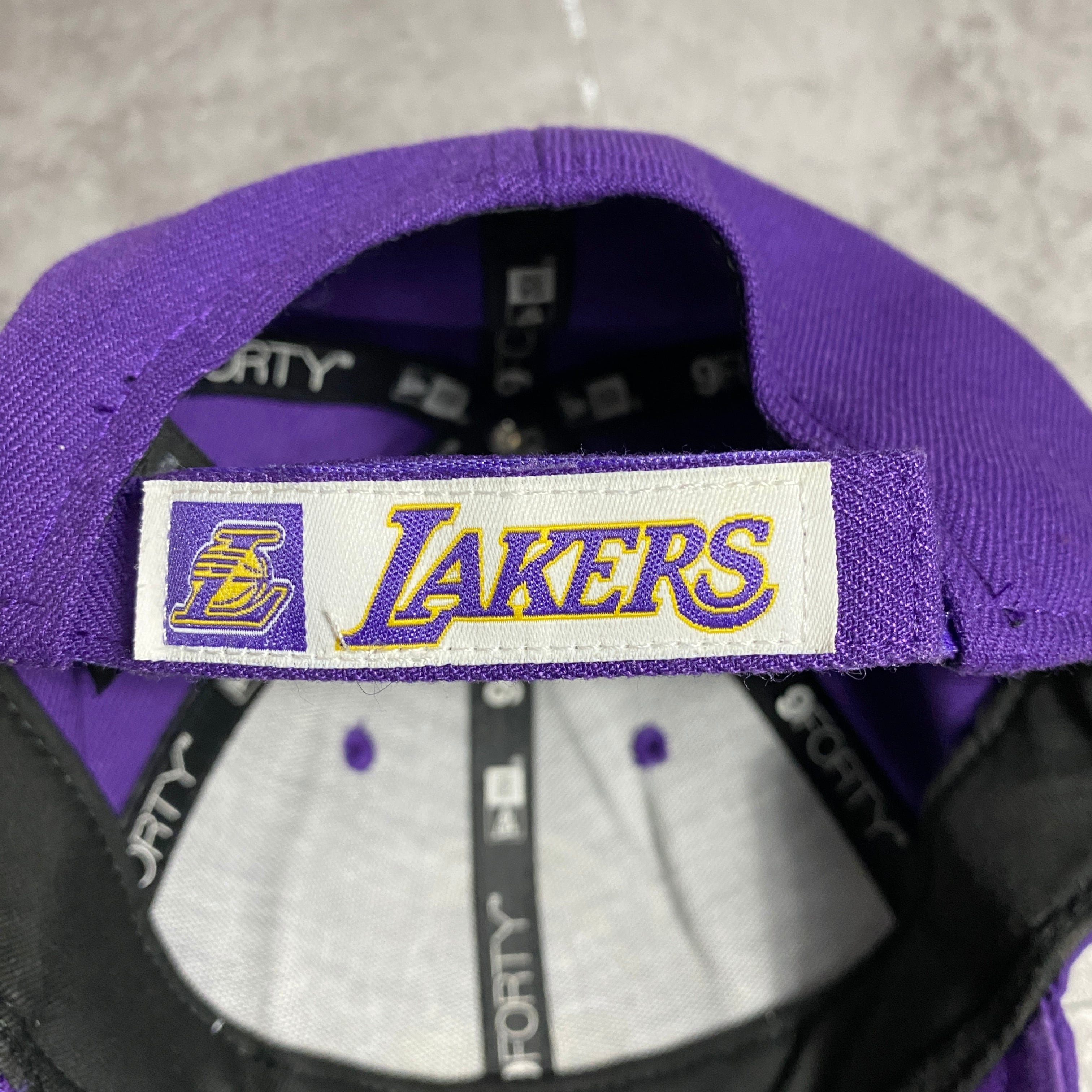 NEW ERA×NBA LAKERS ニューエラ レイカーズ ワッペン パープル
