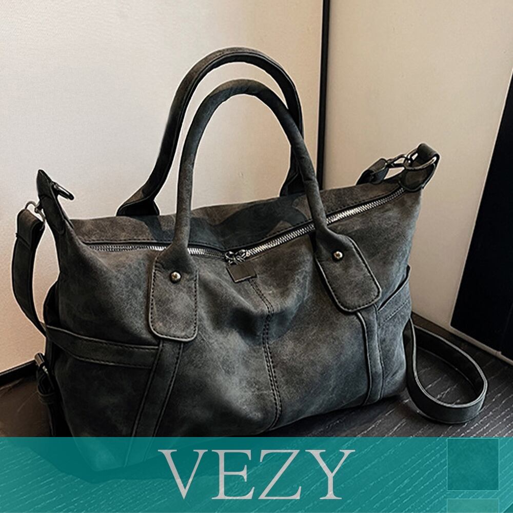 collection PRIVÉE? コレクションプリヴェ バッグ 大容量 □collection PRIVEE? コレクションプリヴェ レザーバッグ ブラウン