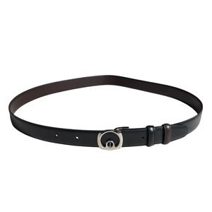 DUNHILL logo buckle leather belt