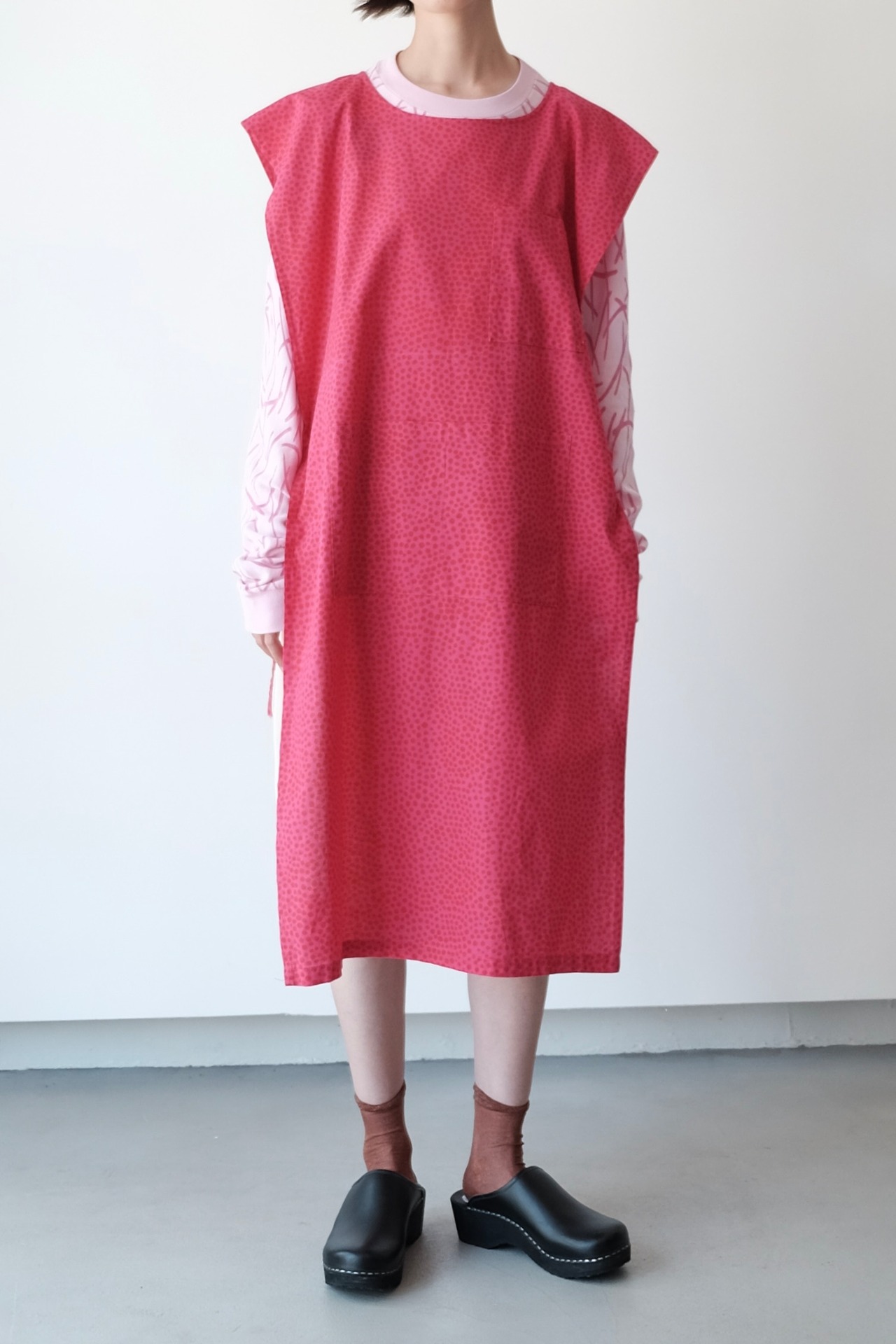 Marimekko pirpur-parput pink apron