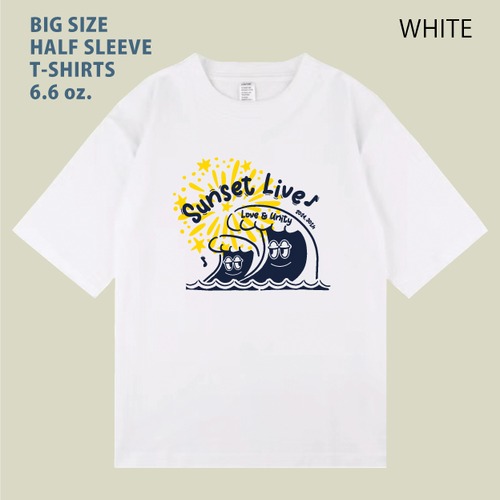 サンセットライブ2024 PST-2403-B ビッグサイズ5分袖Tシャツ