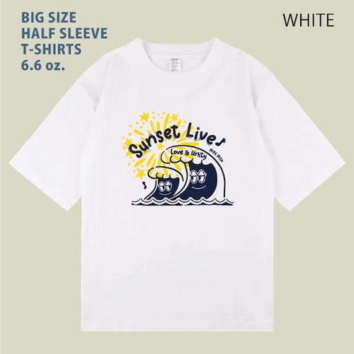 サンセットライブ2024 PST-2403-B ビッグサイズ5分袖Tシャツ