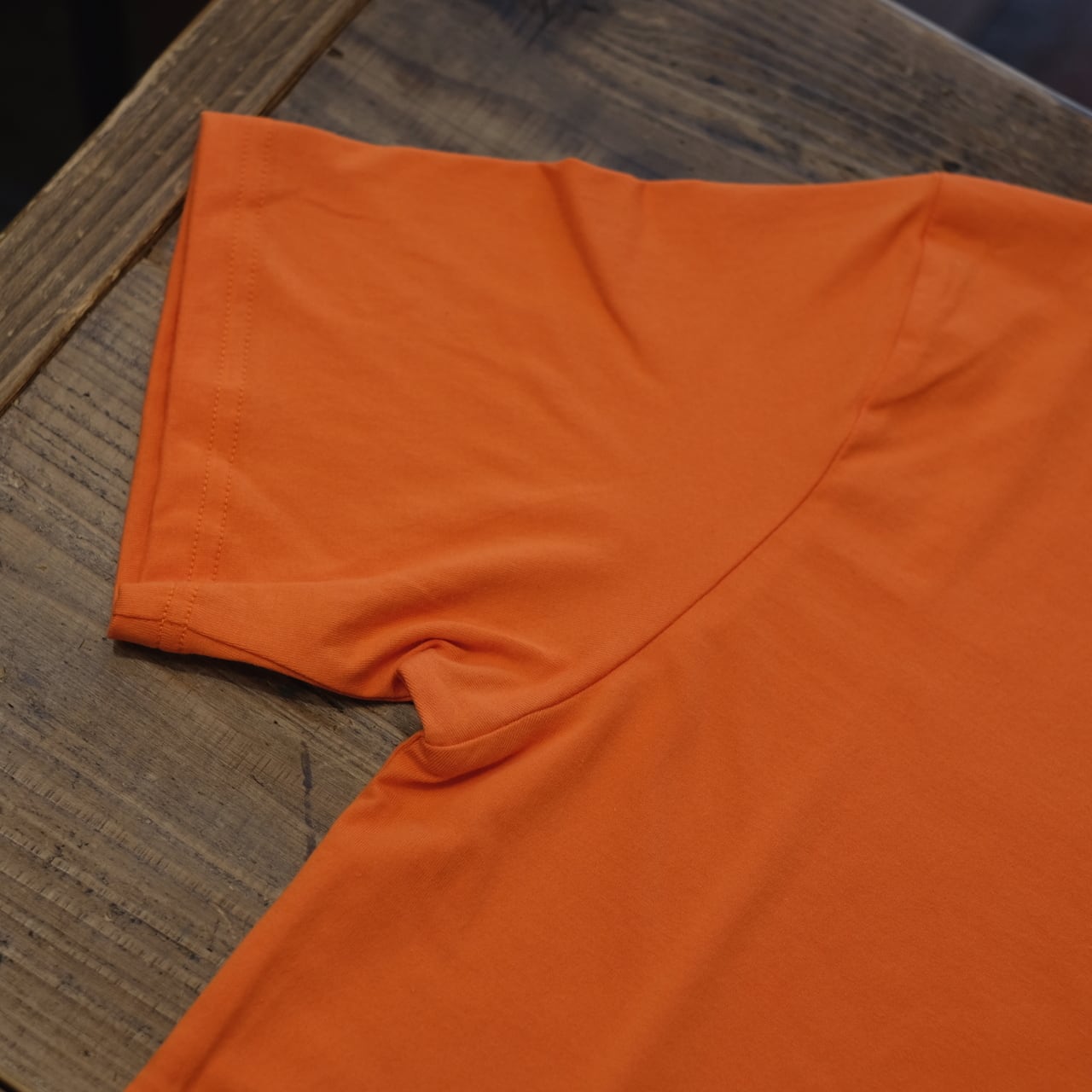 Workers（ワーカーズ） 別注 3PLYスリム ポケットTシャツ オレンジ
