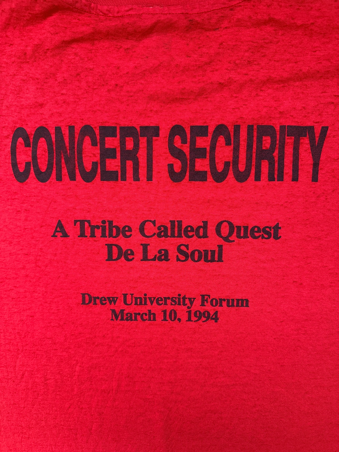 90s A Tribe Called Quest・De La Soul CONCERT SECURITY / Hanes HEAVYWEIGHT  made in usa・画像8