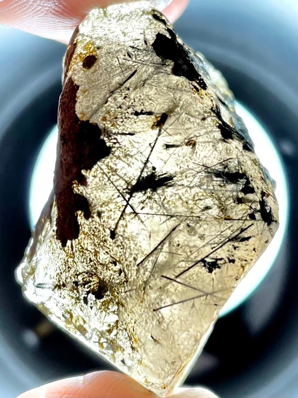 49) 聖石ザギ・マウンテンクオーツ「スピリット・ブルー」ブルーターラ