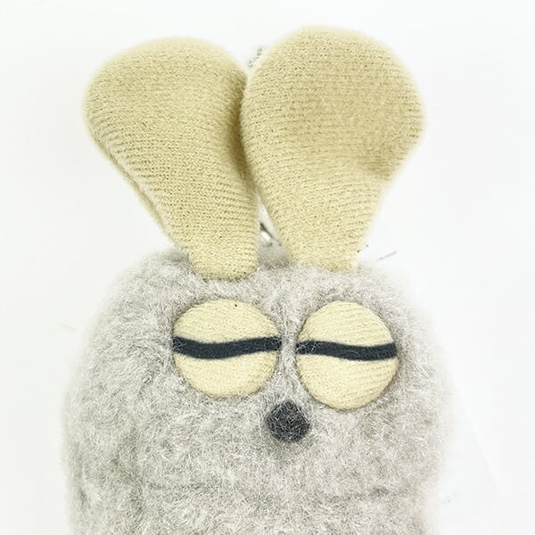 レオ・レオニ ふかふかフレデリック 瞑想 マスコットチェーン グレー