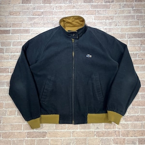 1980s LACOSTE REVERSIBLE JACKET WOOL×COTTON