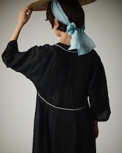 【suie】Linen tasuki robe coat/リネンたすき羽織りワンピース