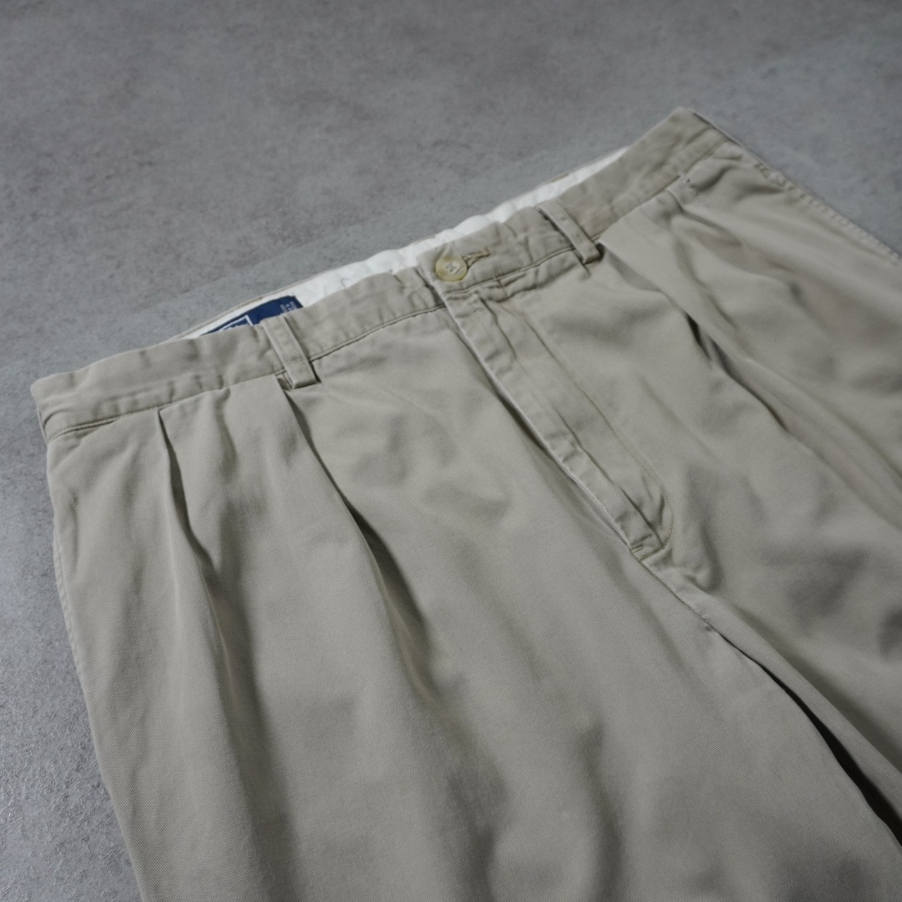 Polo by Ralph Lauren POLO CHINO "ANDREW" beige W35L31 古着 - 4
