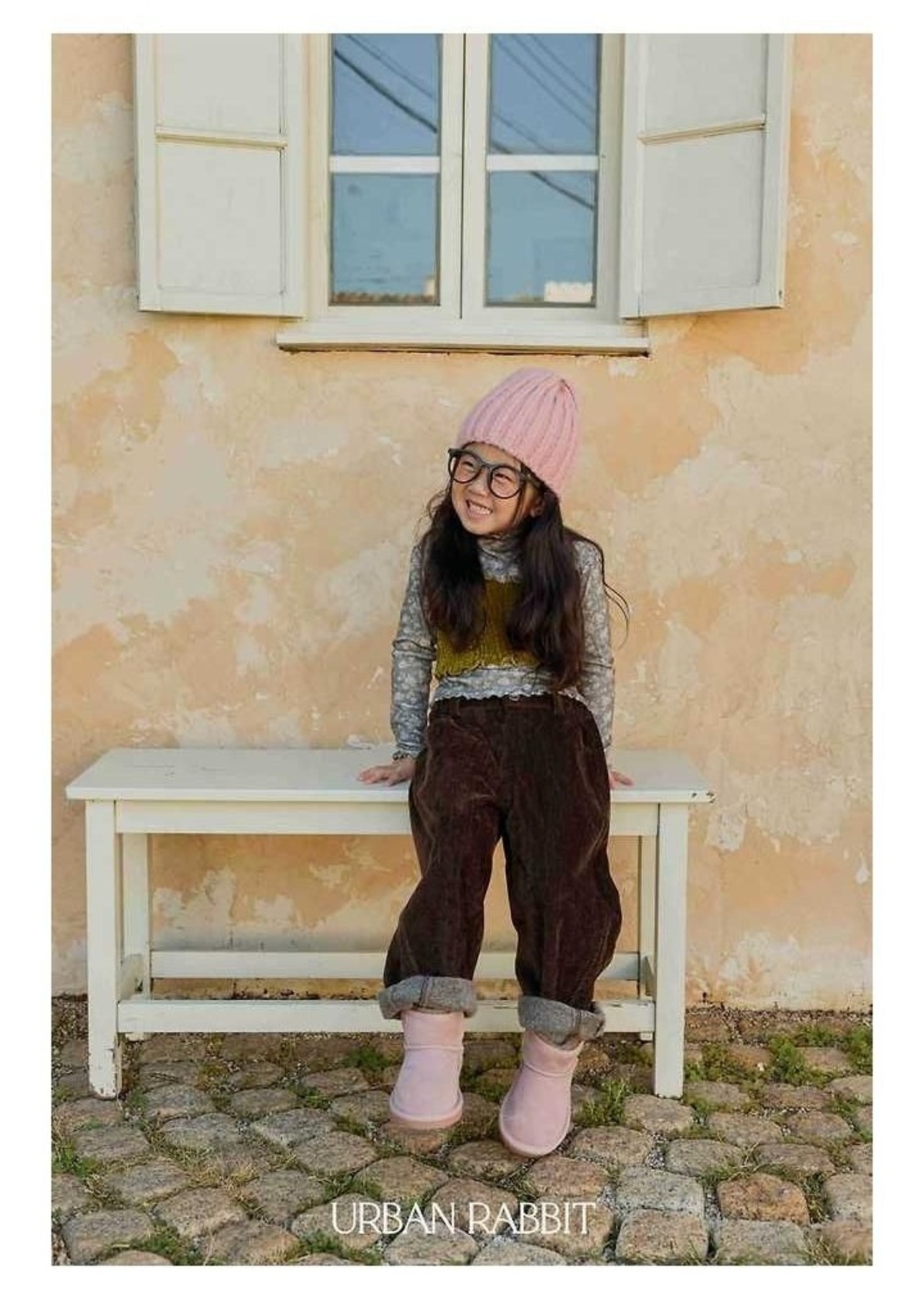 アーバンラビット / URBAN RABBIT / ベルベットホルタータンクトップ / 韓国子供服 / キッズ / 26winter〖取寄〗*XS~XL*