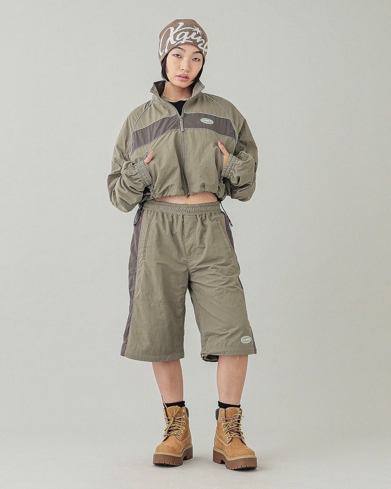 【X-girl】 CROPPED TRACK JACKET【エックスガール】