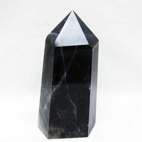 モリオン ポイント  黒水晶 六角柱 一点物 152-3963