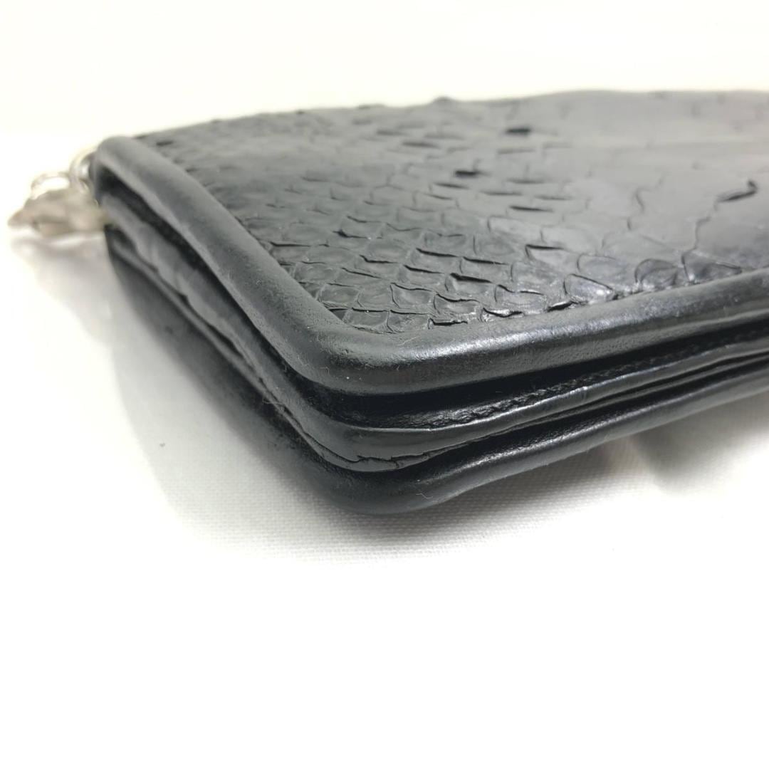ダークブラウン 茶色 リザードヘッド RIZARD HEAD 長財布 パイソン 13
