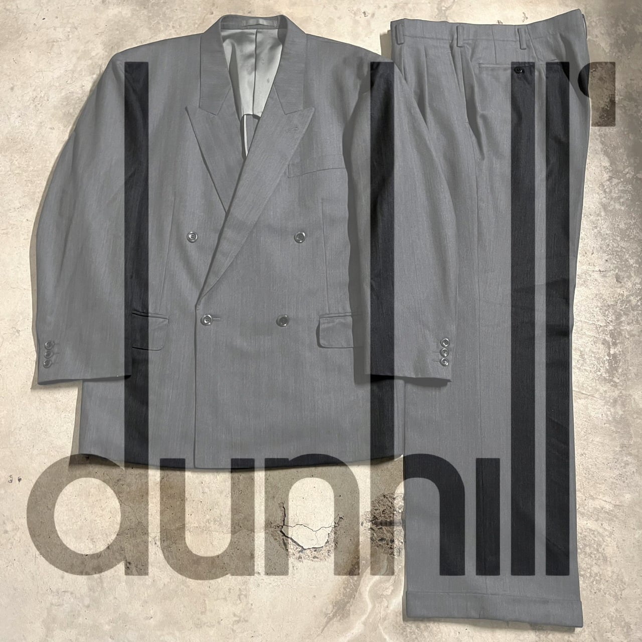 dunhill〗made in U.K custom wool setup suit /ダンヒル 英国製