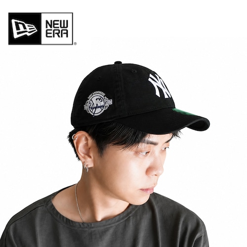 NEWERA ニューエラ 9TWENTY MLB サイドパッチ ニューヨーク・ヤンキース ブラック キャップ 帽子 コットン サイズ調整可 14745048