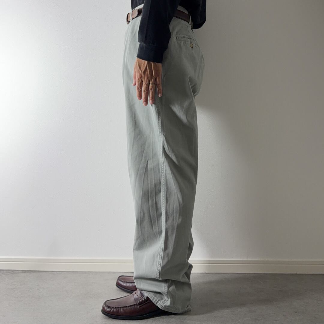 90s 初期型 USA製 Polo by Ralph Lauren POLO CHINO blue-gray [W34