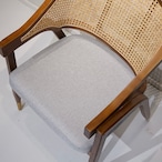 Bello Select ダイニングチェア アームチェア ラタンチェア 椅子 チェア ファブリック ナチュラル ラグジュアリー モダン