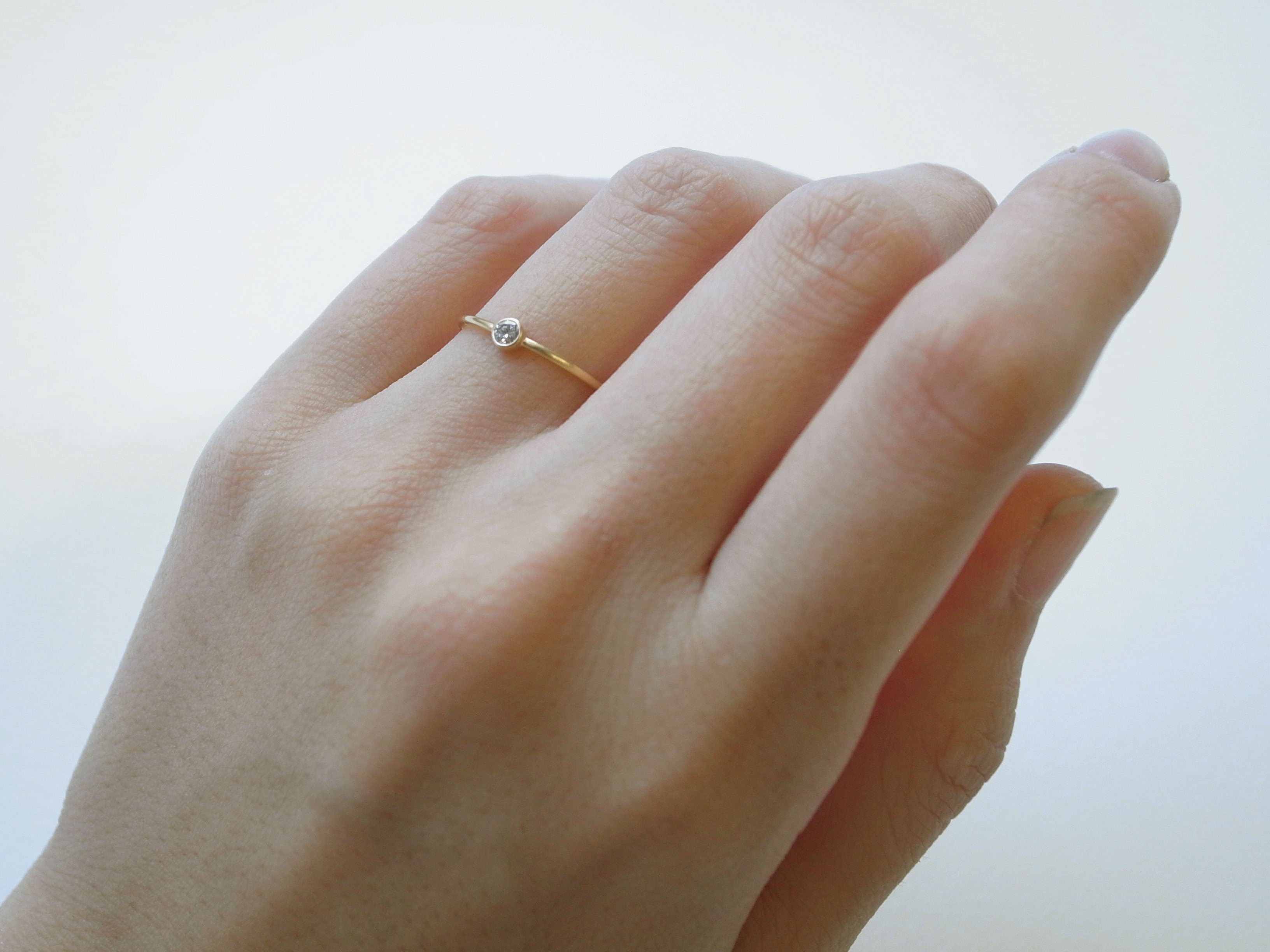 Diamond Ryui Forest of grain ring K18リング 9号 ring– Ryui 【公式 