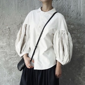 candle sleeve loose shirt