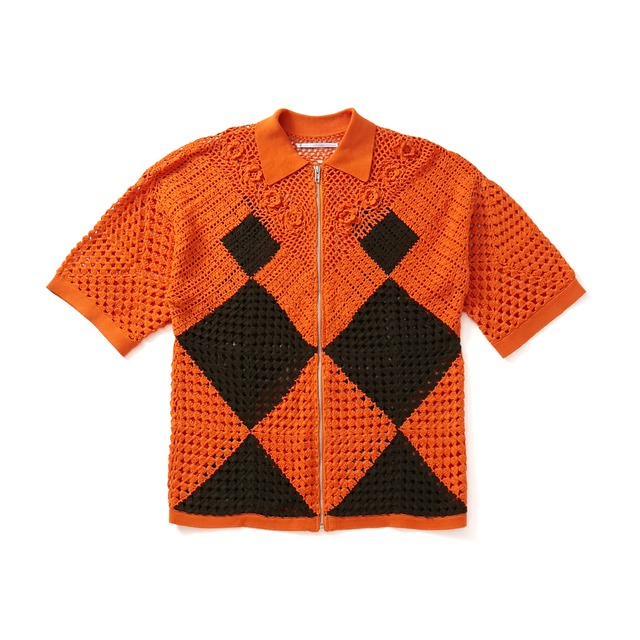 FAKE AS FLOWERS / CROCHET SHIRT