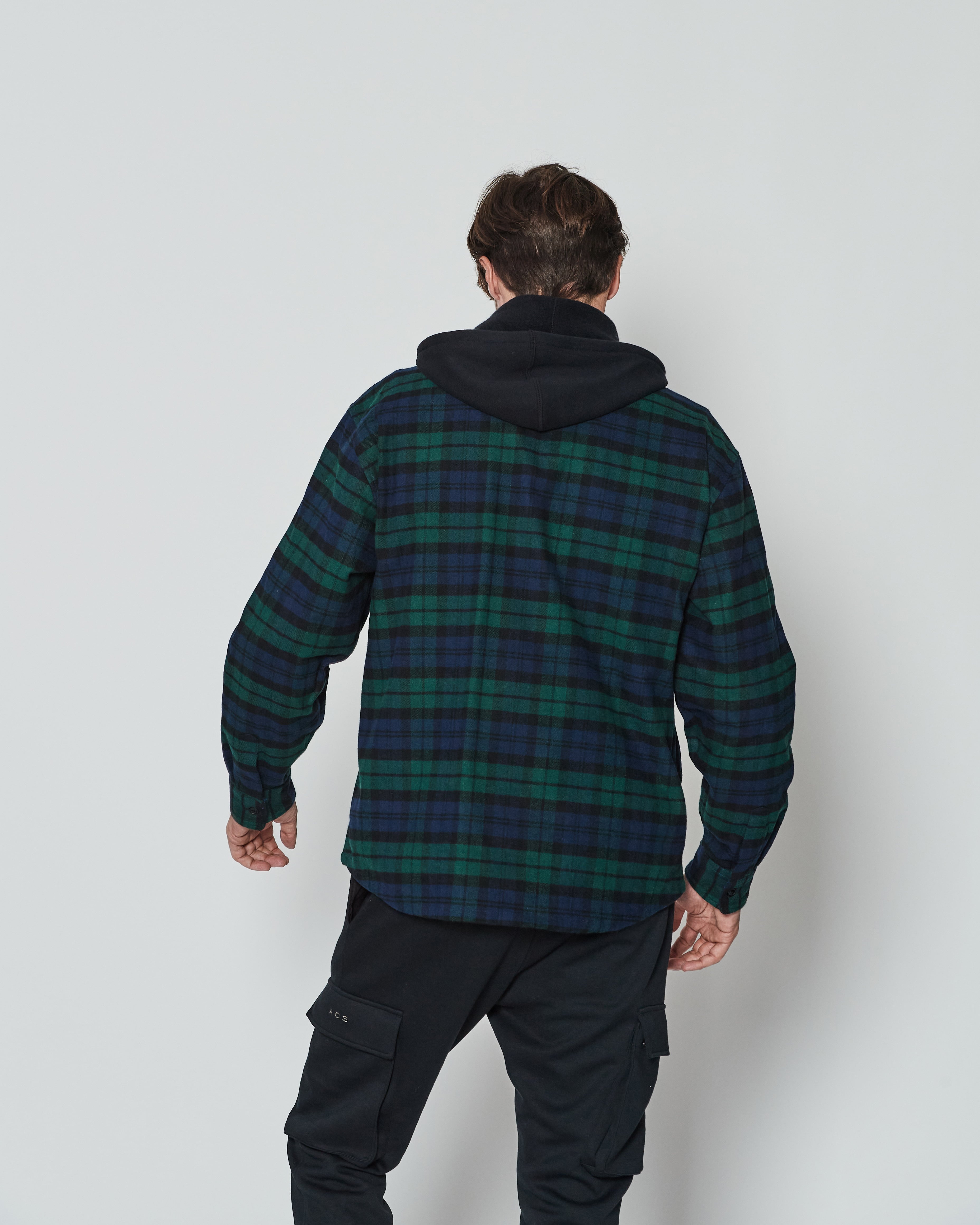 フード付 フランネルシャツ ジャケット | ACANTHUS ONLINE STORE フード付 フランネルシャツ ジャケット | ACANTHUS ONLINE STORE