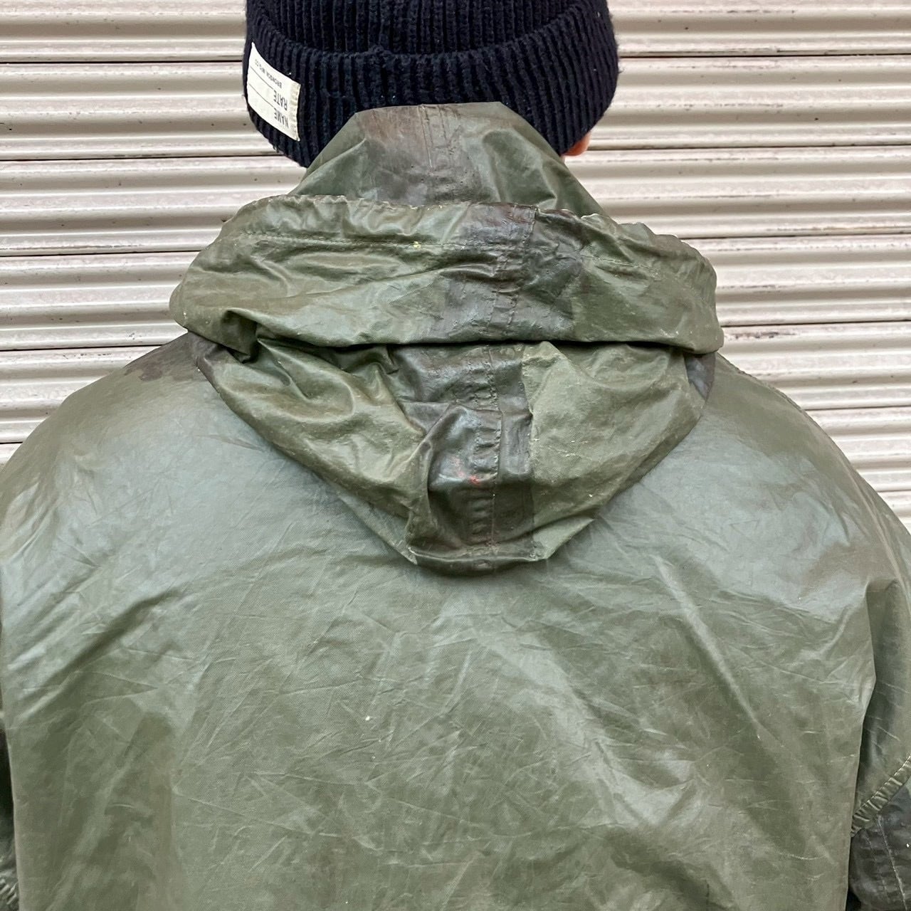 60s 米軍 実物 カデットパーカー ウェットウェザーパーカー XL