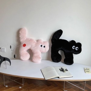 モケネコピロー （ブラック・ピンク） [pl005]