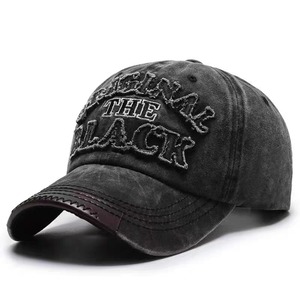 ダメージ加工カーブブリムキャップ　G140