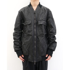 [D.HYGEN] (ディーハイゲン) ST105-0326A Horse Leather Bomber Jacket