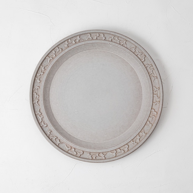 【高塚和則】花パン皿特大（ウォルナット）