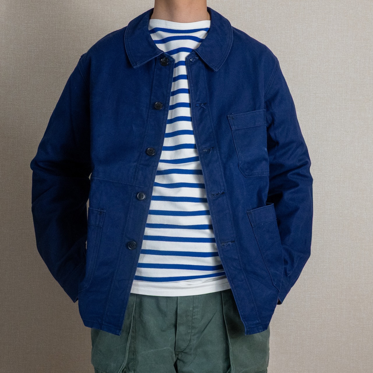 1960~70’s French work cotton twill jacket