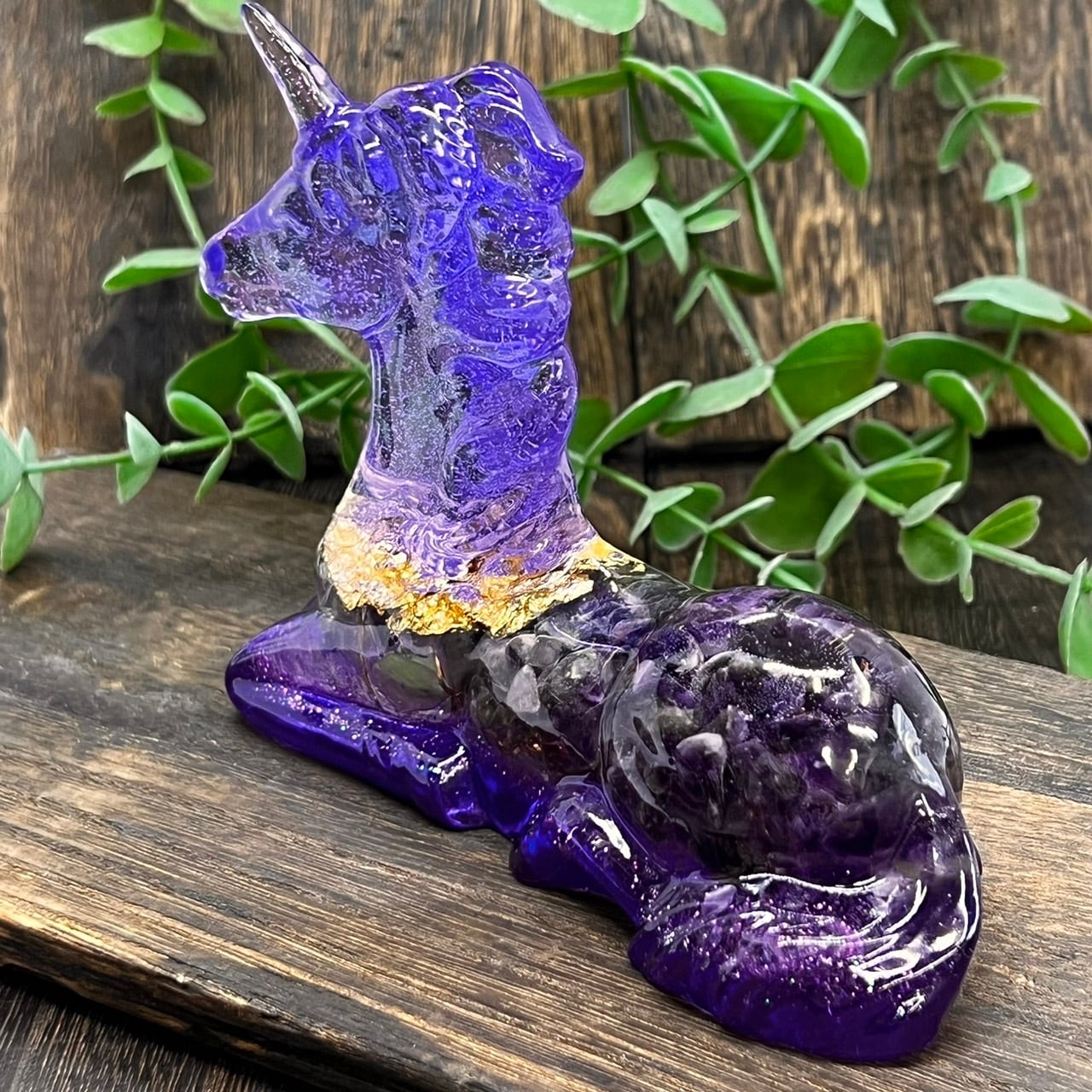 ユニコーンオルゴナイト アメジスト 高さ12㎝ | オルゴナイト 通販