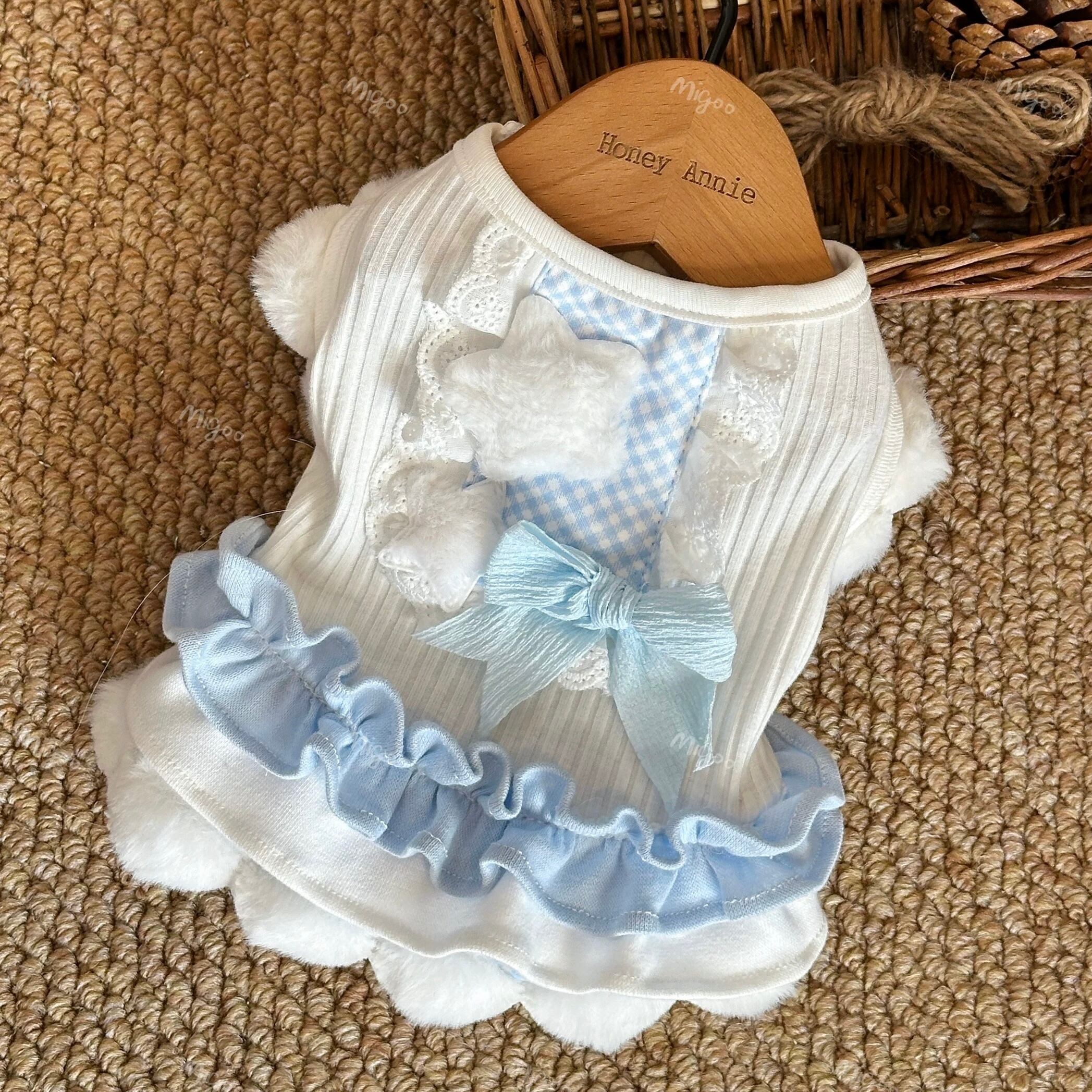 ブルーリボンフリルワンピース 00312