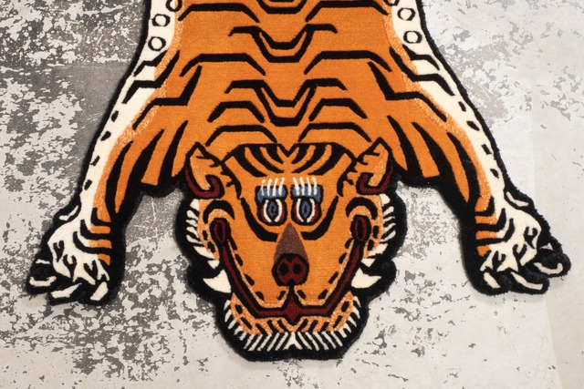 Tibetan Tiger Rug 《Sサイズ•ウール119》チベタンタイガーラグ
