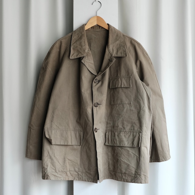 60s FRENCH VINTAGE BIG SIZE HUNTING JACKET