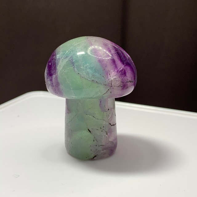 1.キノコフローライト置物