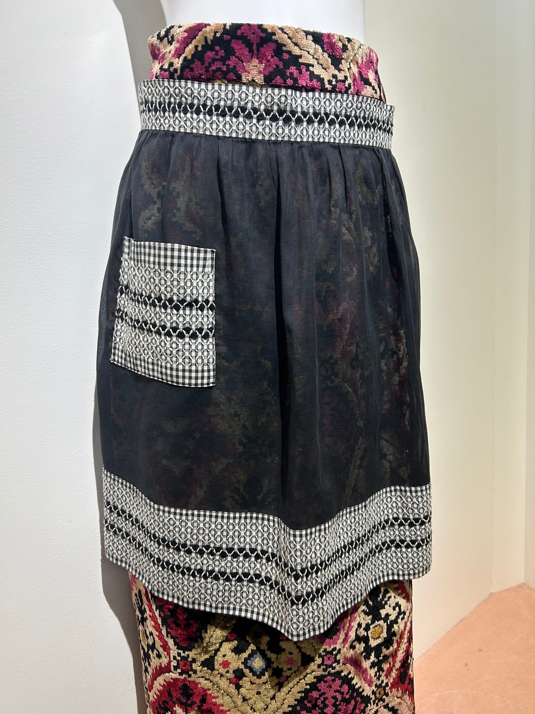 Vintage see-through apron