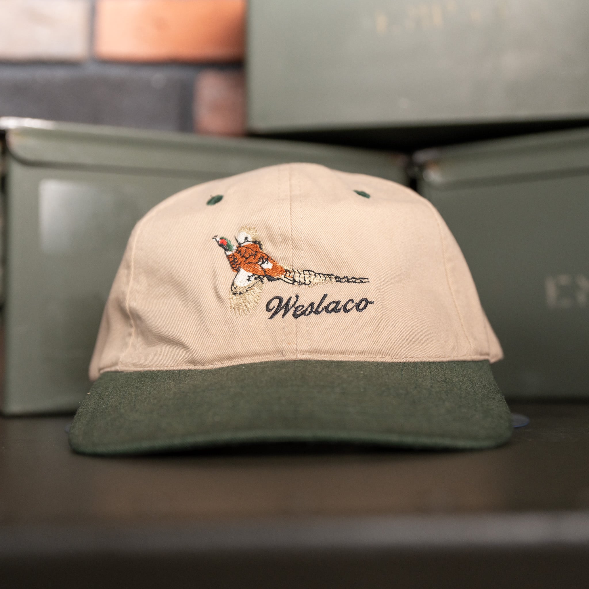 DEADSTOCK】Vintage 2Tone Color Souvenir Cap 
