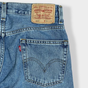 【LEVI'S】505 デニム ジーンズ ジーパン W31 L32 インド製 レギュラーフィット REGULAR FIT リーバイス us古着