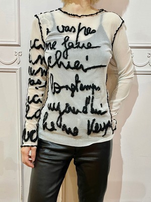 Jean Paul GAULTIER パワーネットロングスリーブ　20210123