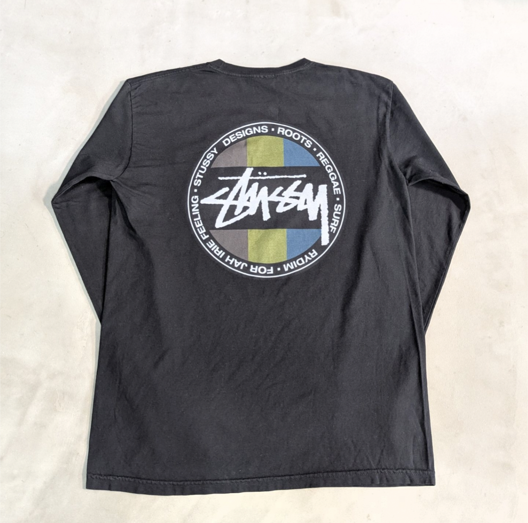 stussy surf dot pigment dyed l/s tee 小岩店