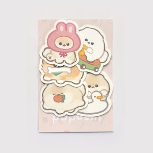 【フレークシール】ぽぽちのふれあいライフ